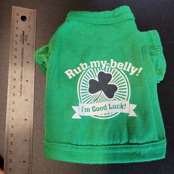 Rub My Belly Dog Tiny Shirt - Picture 3 of 9